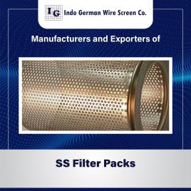 Black,Silver Activated Carbon SS Filter Packs, For Industrial