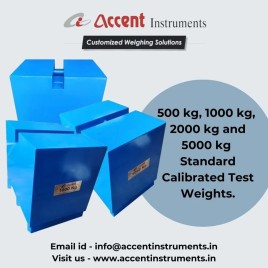 Blue Cast Iron Weight For Weighbridges