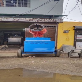 Blue Mild Steel Fog Cannon Dust Suppression System, Automation Grade: Semi Automatic, 2 HP