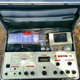 Blue Mild Steel Water & Soil Analysis Kit Microprocessor Based, Automation Grade: Semi-Automatic