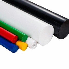 Blue Nylon Plastic Rod, 50 mm, 1000 mm