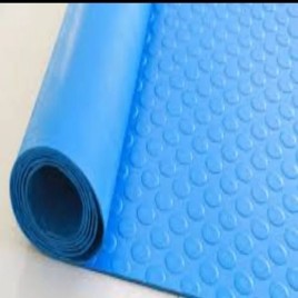 Blue Plain Electrical Insulation Rubber Mat