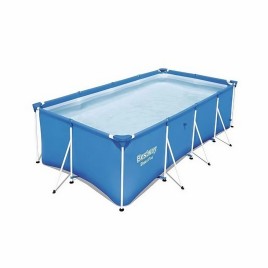 Blue PVC Family Splash Frame Pools, For Residential, Dimension: 157""x 83""x 32""