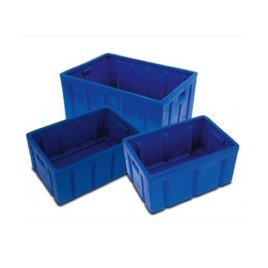Blue Rectangular Sintex Supertuff Stackable Crate, Capacity: 20 L, Model Name/Number: DBS 2-011