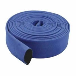 Blue Rubber Flat Hose Pipe