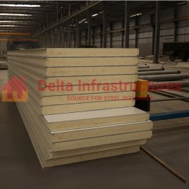 Blue Star Puf Insulated Roof Wall Panels, Thickness: 50-100mm, For Cold Storage