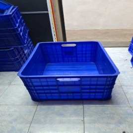 Blue Super Jumbo Wheel Crate