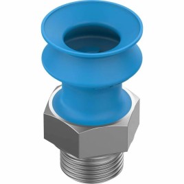 Blue VASB-15-1/8 PUR-B TECHNO VACCUM CUP VASB SERIES, Size: From 1/4 "" To 1""
