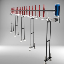Bottle Conveyors, Material Handling Capacity: 50 Kg/Feet