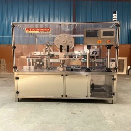 Box Corner Wrap And Temper Proof Labelling Machine, For Sticker Labeling