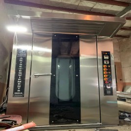 Bread/Bun Gas Rotary Rack Oven Supplier in Ladakh, 72 Trays