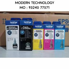 Brother Bt5000 & Amp Bt6000bk Genuine Ink Bottles Set