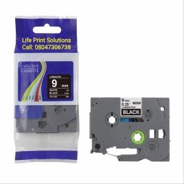Brother TZe-325 Label Tape Cassette White on Black, 9mm wide Compatible