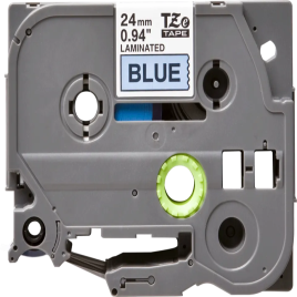 Brother Tze-551 24mm Black On Blue Compatible Label Tape