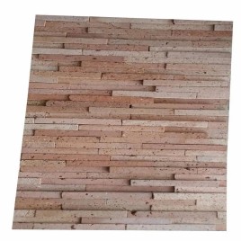 Brown Fire Brick Wall Panel, Size: 60 X 15 Inch