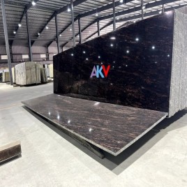 Brown Paradise Granite Slab, For Flooring