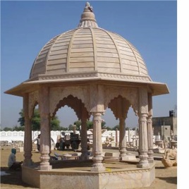Brown Sandstone Outdoor Gazebo