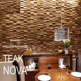 Brown Wooden Teak Wood Panel, For Restaurants