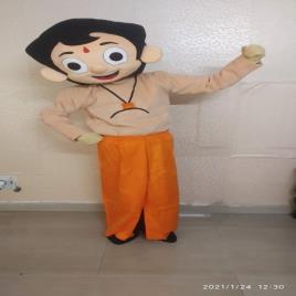 Brown,Orange Cotton Fur Costume Chota Bhim