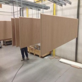 BSJS Mdf Bord Powder Coating Plant, Fully Undershot Type, Automation Grade: Semi-Automatic