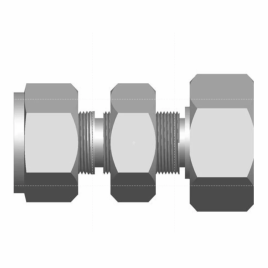 Bulkhead Female Connector, For Pneumatic Connections, Size: 2 inch