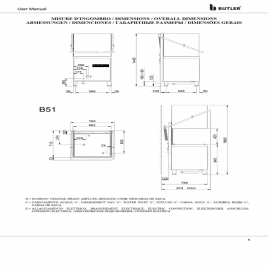 Butler Hood Type Dish Washer 50 x 50 cm
