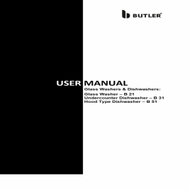 Butler Undercounter Front Loading Dish Washer 50 x 50 cm