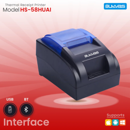 Buvvas HS - 58HUAI Thermal Receipt Billing Printer.