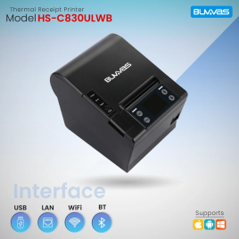 Buvvas HS - C830ULWB Thermal Receipt Printer