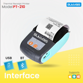 Buvvas PT-210 Thermal Receipt Printer