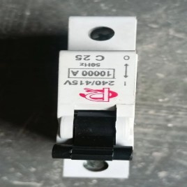 C25 RC Electric India  Single Pole MCB Switch