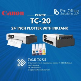 Canon Imageprograf TC-20 Large Format Printers, Max. Print Speed(sqft/hr): 100, 2400 x 1200 dpi