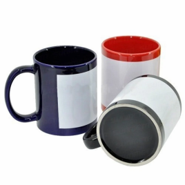 Capacity: 250 ml Summi Sablimation Patch Mug, 36 Piece, Material: Ceramic
