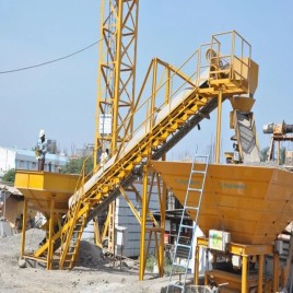 Capacity Aggregate Feeding Belt Conveyors, For Industrial, Material Handling Capacity: Material