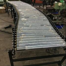 Cast Iron 15000 mm Flexible Motorized Roller Conveyor