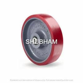 Cast Iron Red PU Coated On CI Wheels