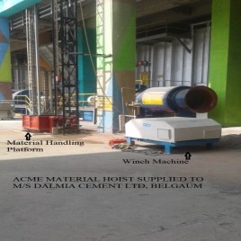 Cement Industry Hoist, Capacity: 1-3 Ton