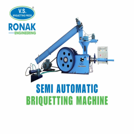 Charcoal Powder Semi Automatic Briquetting Machine, Production Capacity: 1000-1500 kg/hr