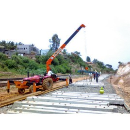 Chowgule Tractor Crane for Railway Project
