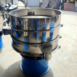 Circular Stainless Steel Vibration Screening Machine, For Industrial, Capacity: 1
