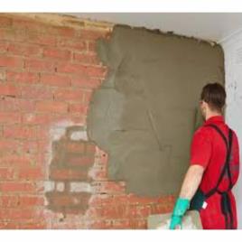 Civill Works Brick Wall Plaster Service