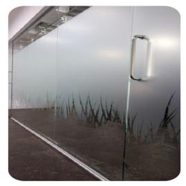 Clear Commercial Office Glass Partition Services