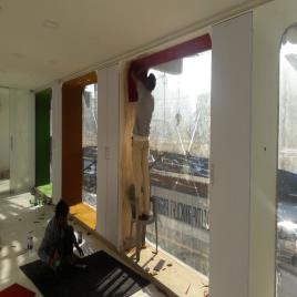 Clear Commercial Office Glass Partition Services