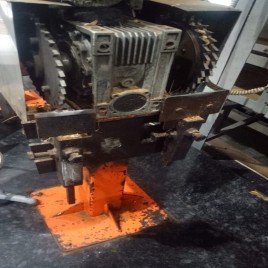 Coconut Deshelling machine