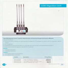 COD Digestion Unit, 100COD000008