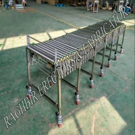 Collapsible Power Free Roller Conveyor