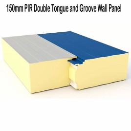 Color Coated 150mm PIR Double Tongue and Groove Wall Panel