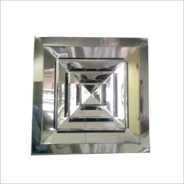 Color Coated Stainless Steel Diffuser, For Industrial, Shape: Square