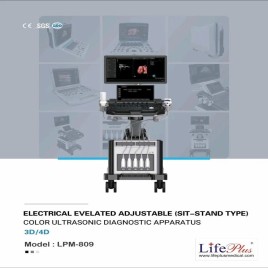 Color Doppler Trolley model LPM 809  3D/ 4D