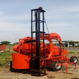 Concrete Mixer With Lift, Drum Capacity: 1000 L